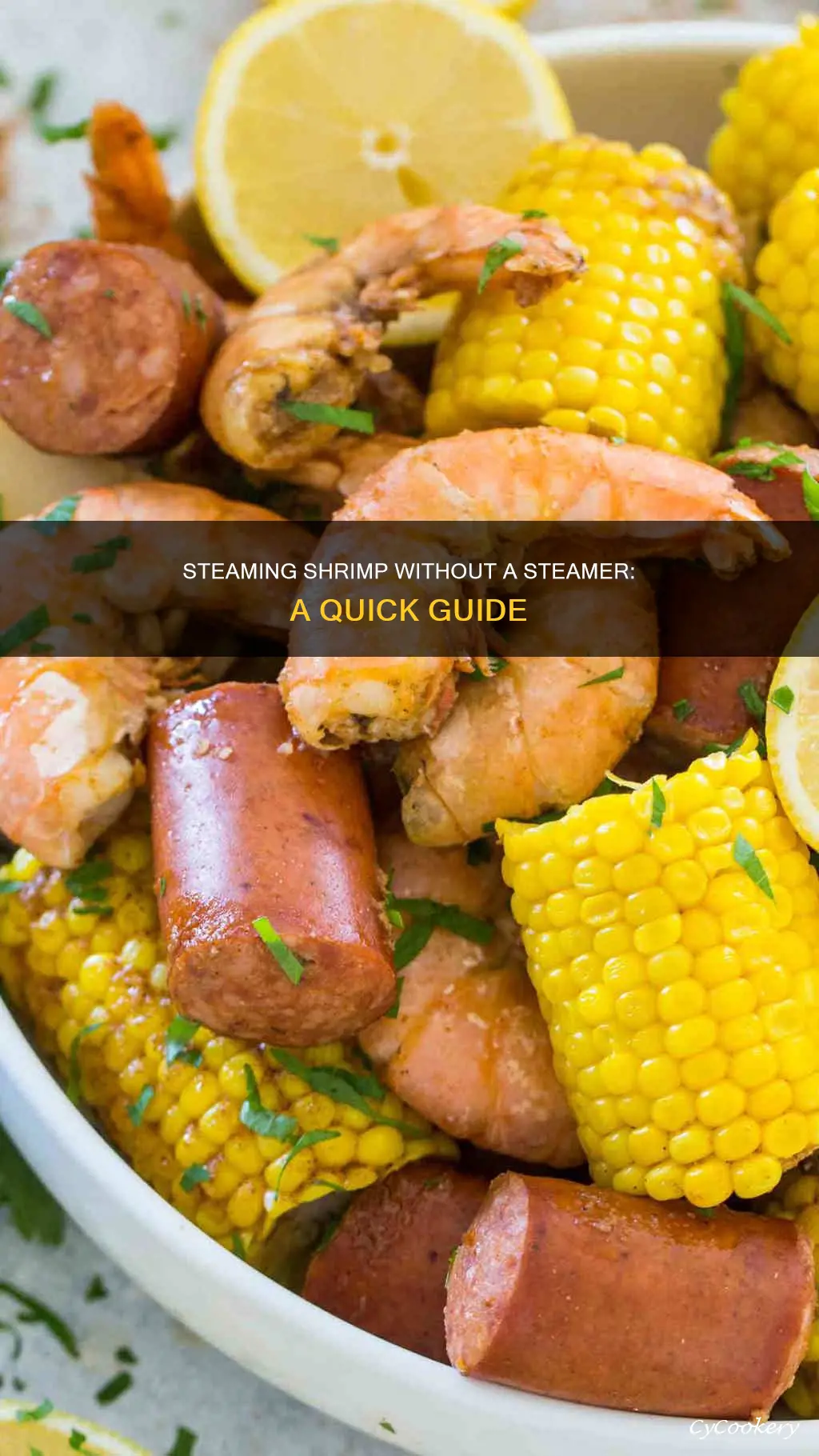 how to cook shrimp without a steamer