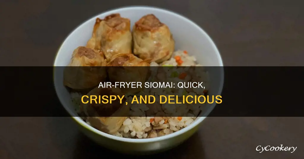 how to cook siomai in air fryer
