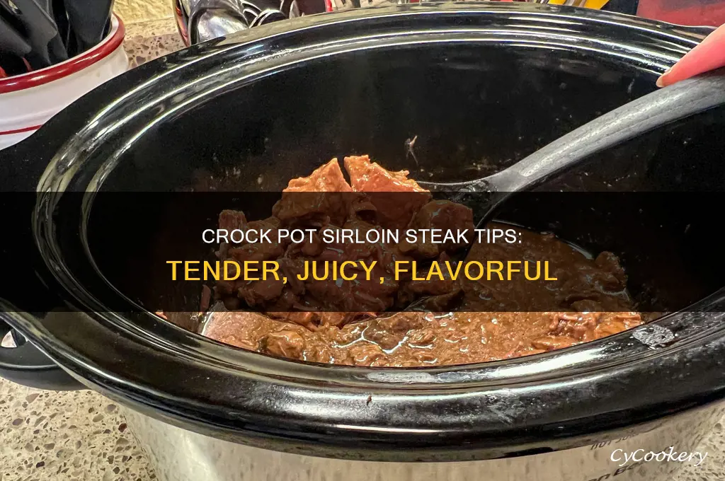 how to cook sirloin steak tips in a crock pot