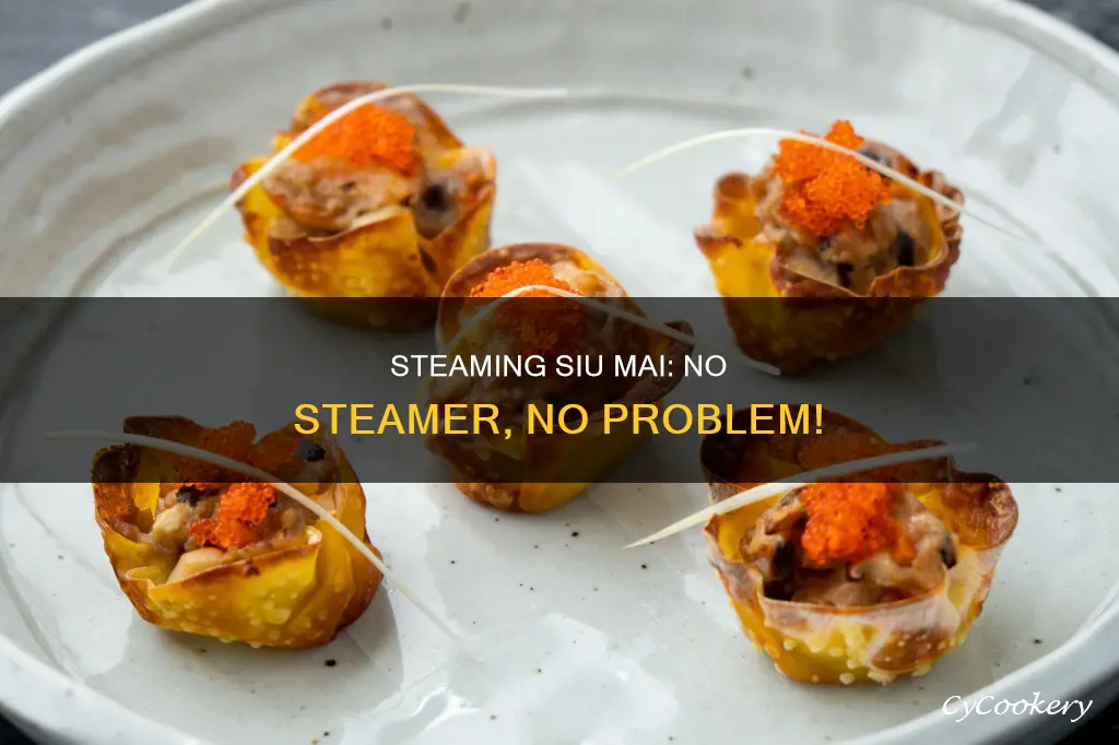 how to cook siu mai without a steamer