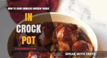 Crock Pot Skinless Chicken Thighs: Easy, Tender, Delicious