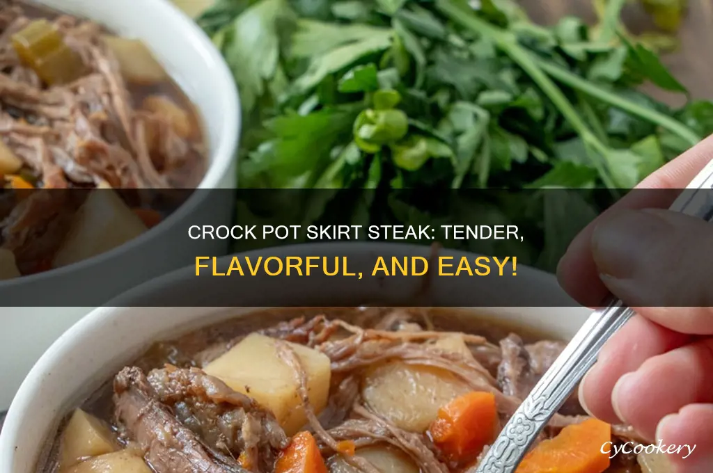 how to cook skirt steak in the crock pot