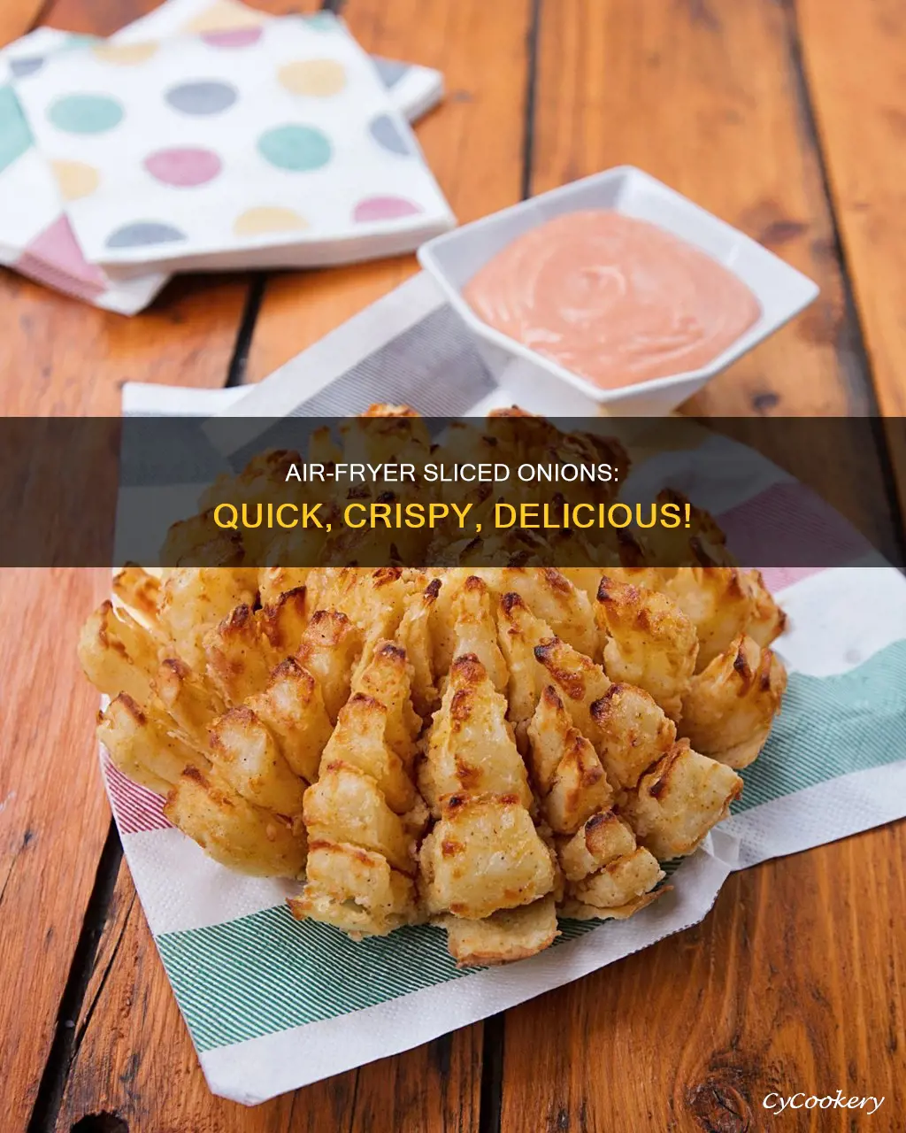 how to cook sliced onions in air fryer