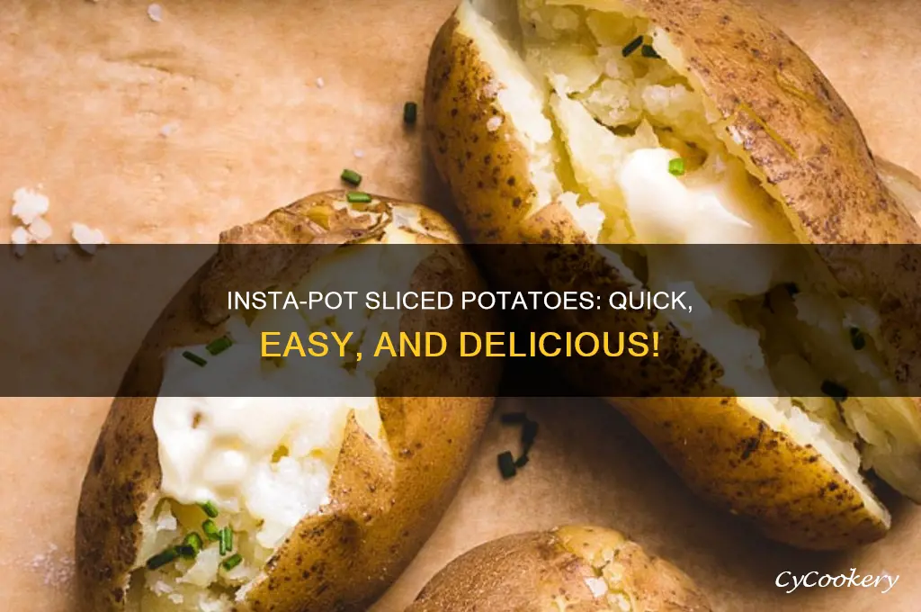 how to cook slices potatoes in insta pot