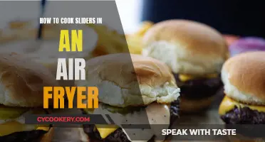 Crispy Sliders: Air Fryer Magic for Quick and Easy Meals