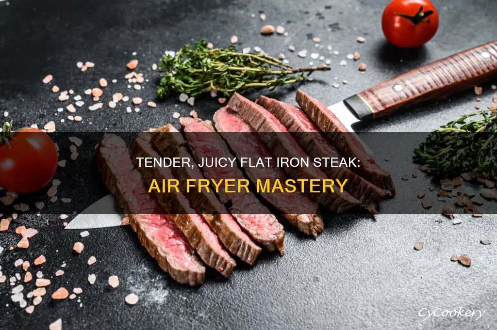 how to cook small flat iron steak in air fryer