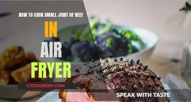 Tender Beef, Perfectly Cooked: Air Fryer Small Joint Recipe