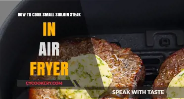 Perfectly Cooked Sirloin Steak: Air Fryer Technique