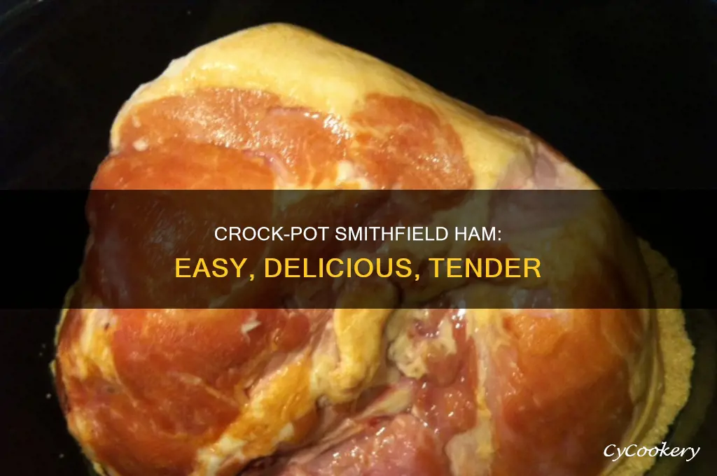 how to cook smithfield ham in crock pot