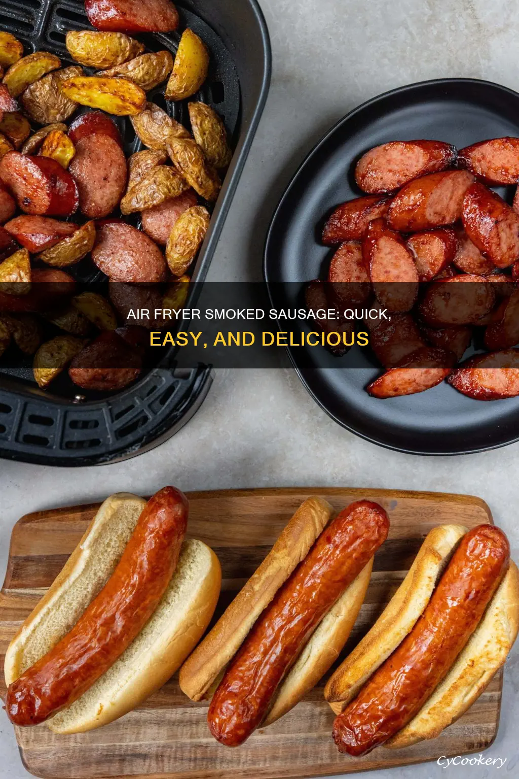 how to cook smoked sausage air fryer