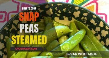 Steaming Snap Peas: A Quick, Easy, and Healthy Treat