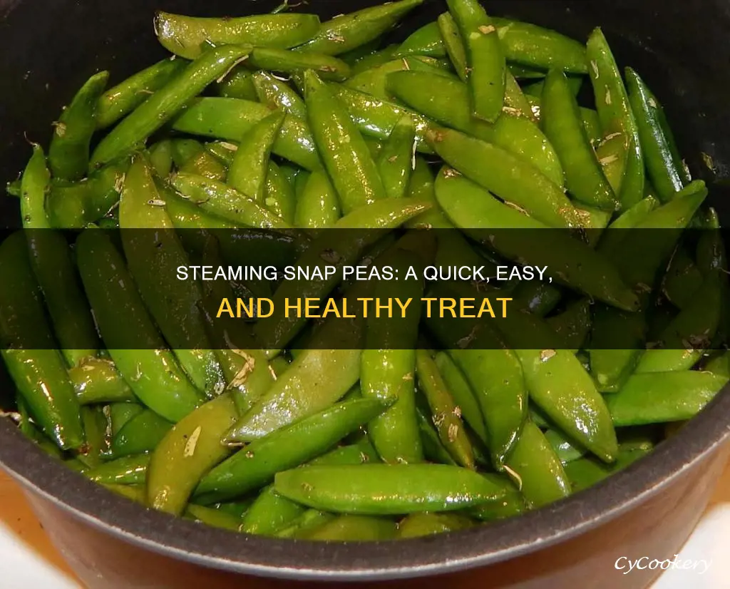 how to cook snap peas steamed