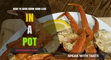 Cooking Snow Crab Legs: A Quick and Easy Pot Method