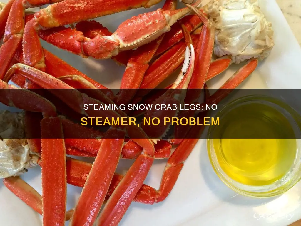 how to cook snow crab legs without a steamer