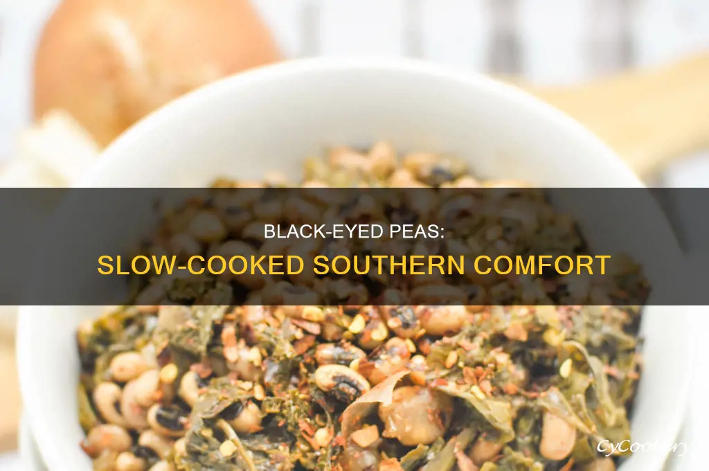 how to cook southern black eyed peas in crock pot