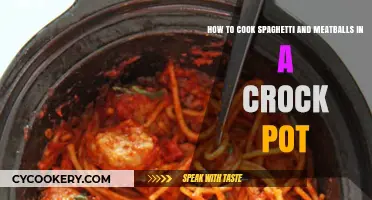 Spaghetti & Meatballs: Crock Pot Style