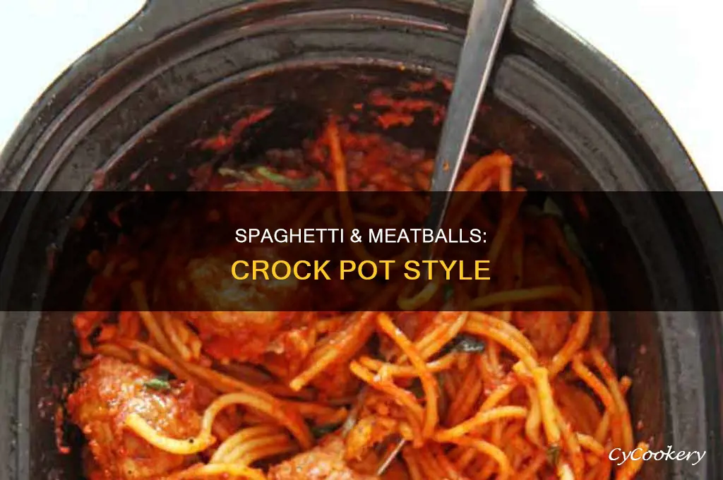 how to cook spaghetti and meatballs in a crock pot