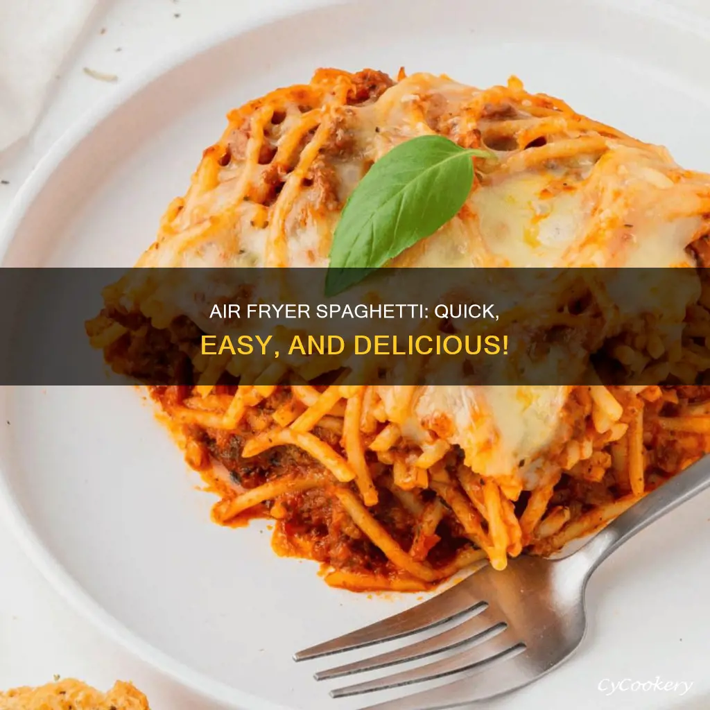 how to cook spaghetti in a power air fryer oven