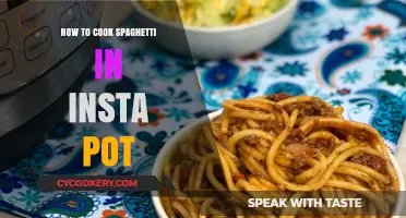 Insta Pot Spaghetti: Quick, Easy, and Delicious