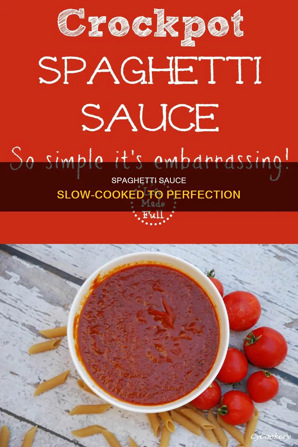 how to cook spaghetti sauce in crock pot