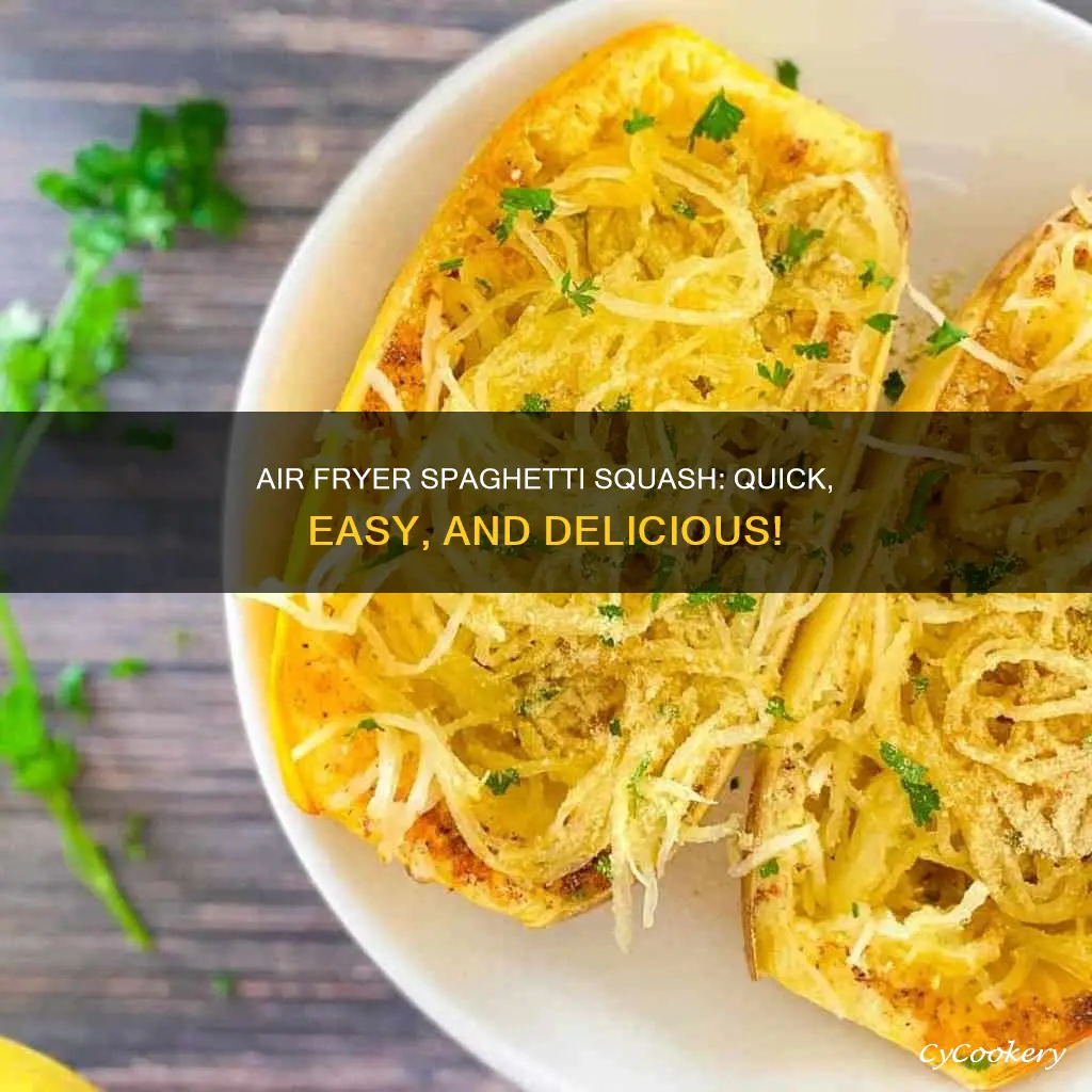 how to cook spaghetti squash a power air fryer oven
