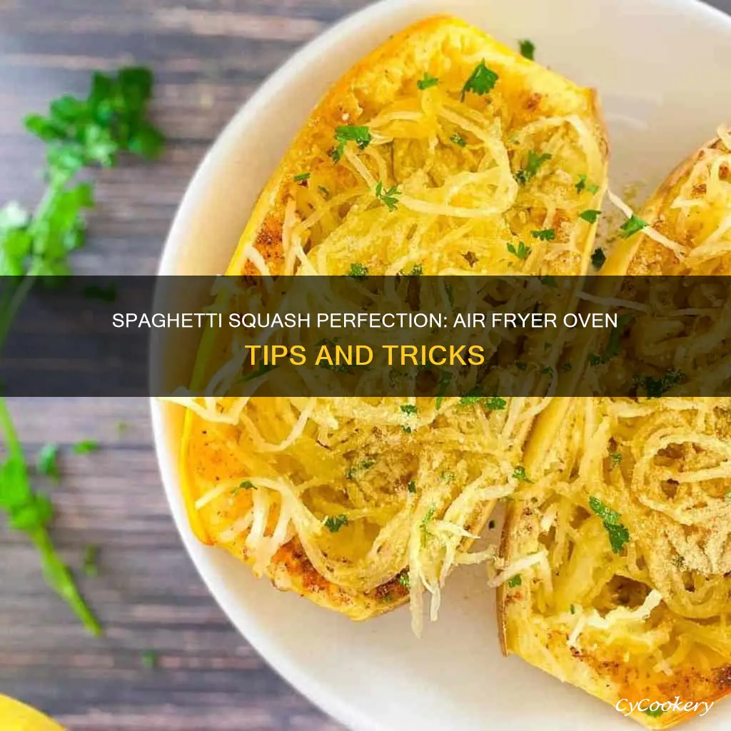 how to cook spaghetti squash in air fryer oven