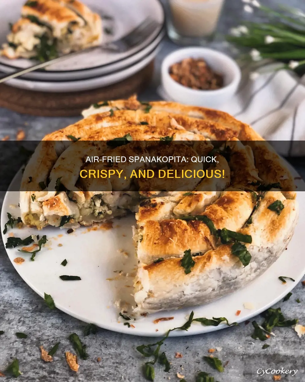 how to cook spanakopita in air fryer