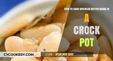 Cooking Speckled Butter Beans: Crock Pot Magic