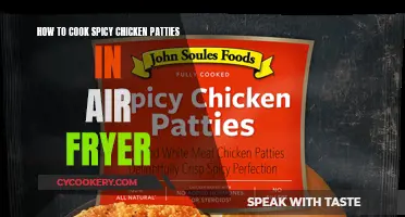 Spicy Chicken Patty Perfection in the Air Fryer