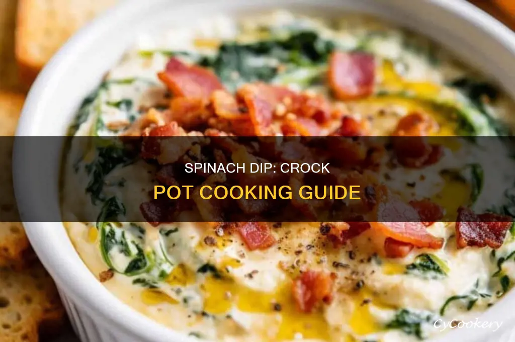 how to cook spinach dip in a crock pot