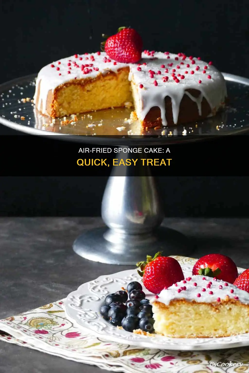 how to cook sponge cake in air fryer