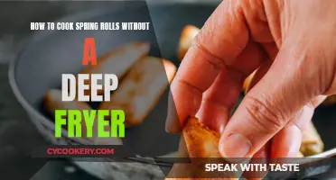 Spring Rolls: Frying Without a Deep Fryer