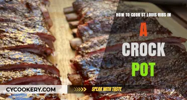 St. Louis Ribs: Crock Pot Cooking Perfection