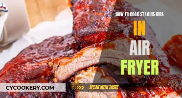 St. Louis Ribs: Air Fryer Cooking Guide