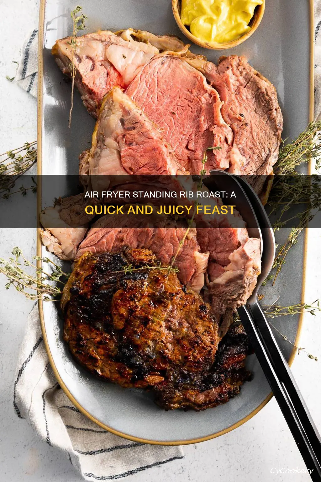 how to cook standing rib roast in air fryer