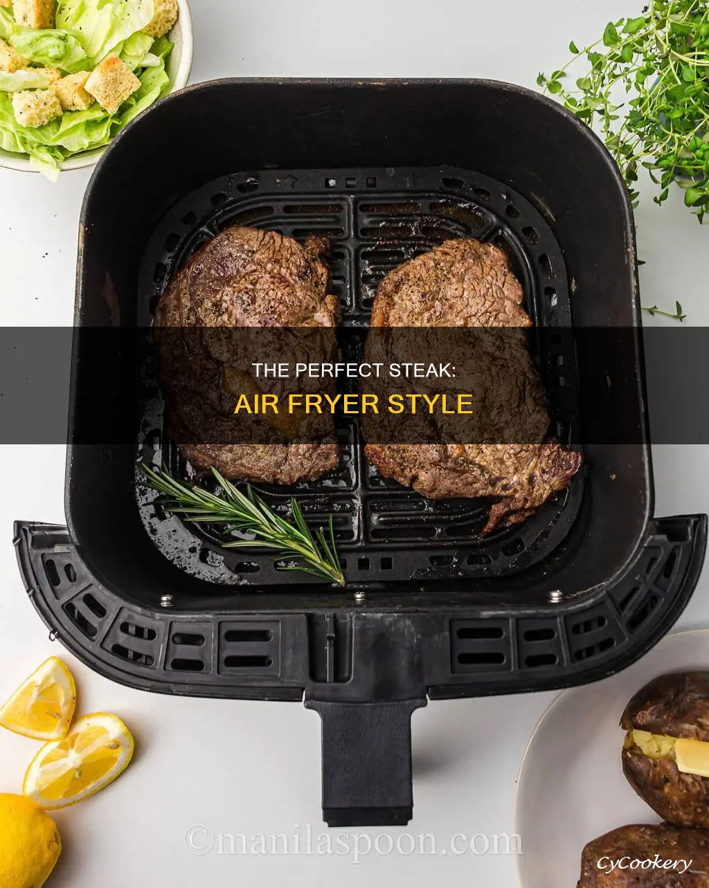 how to cook stea a nu wave air fryer