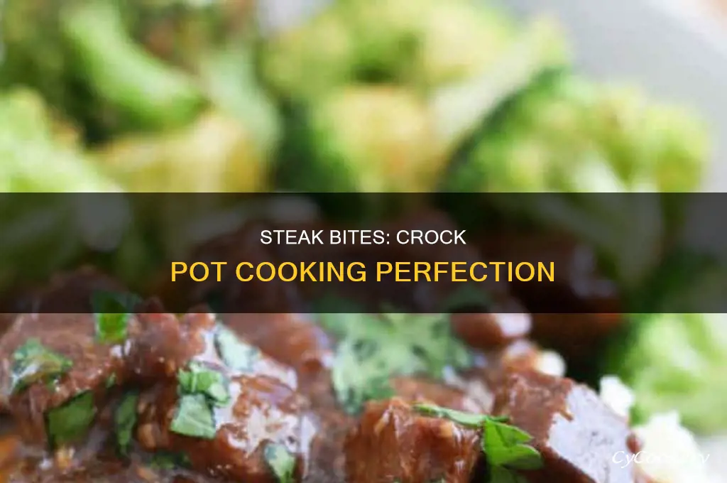 how to cook steak bites in crock pot