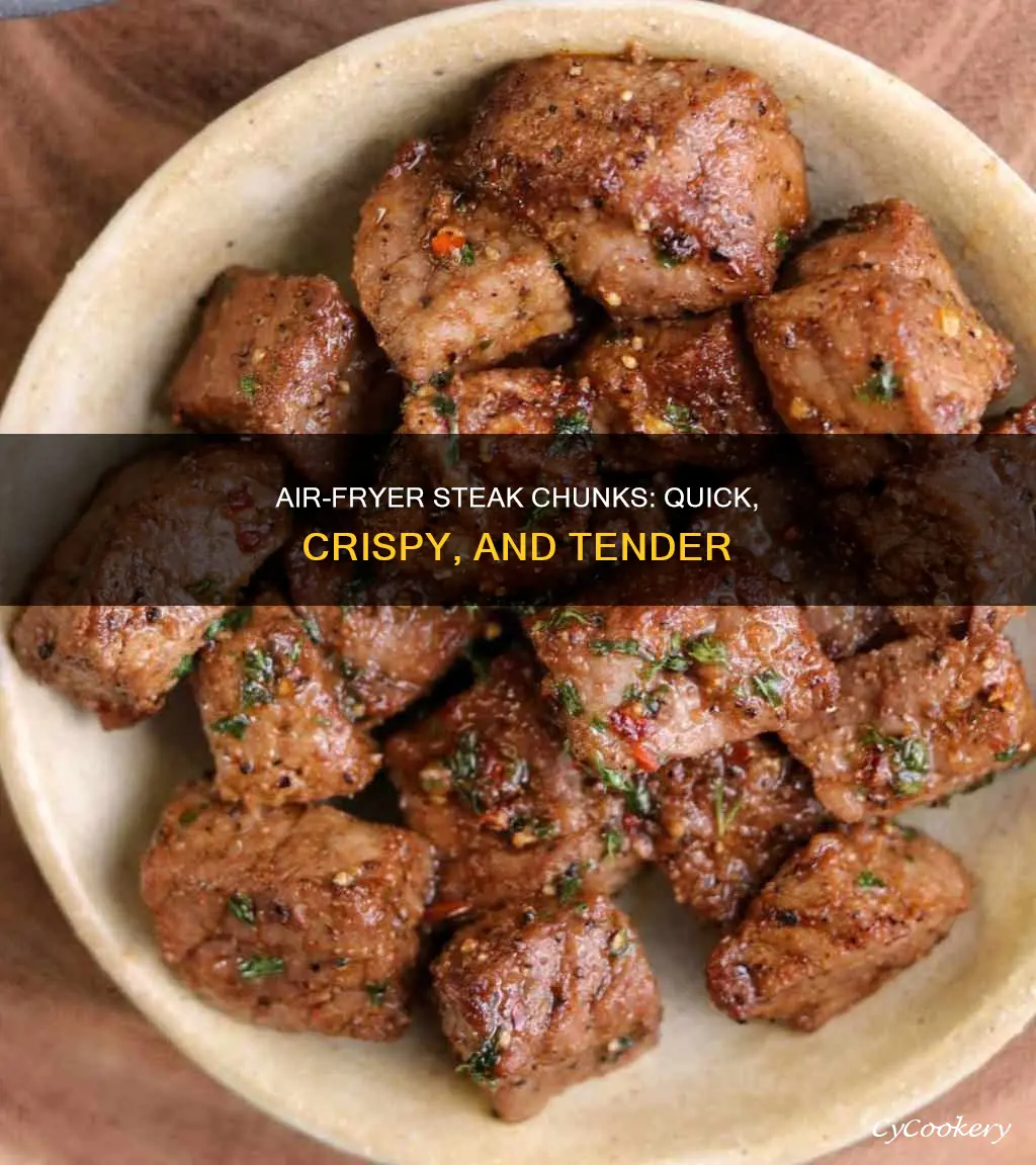 how to cook steak chunks in air fryer