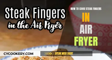 Air-Fryer Steak Fingers: Quick, Crispy, and Delicious!