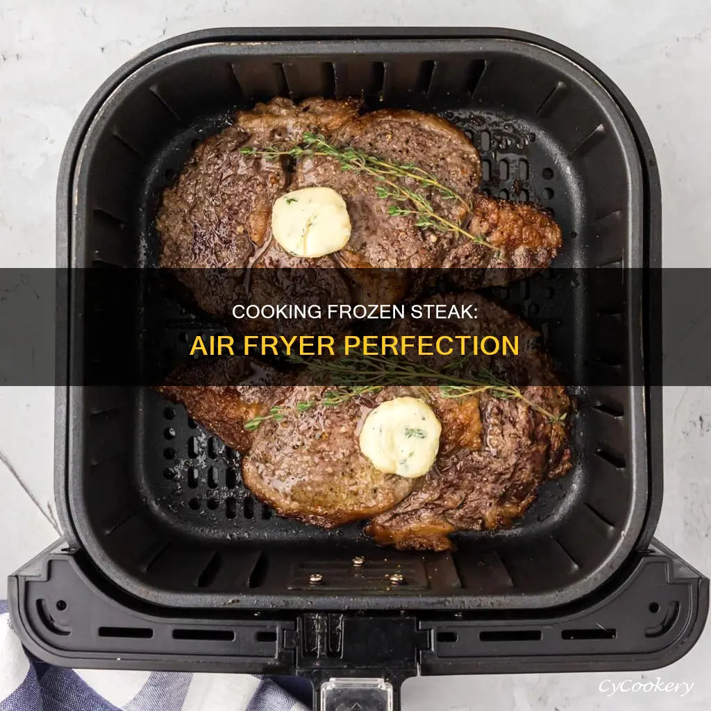 how to cook steak from frozen in air fryer