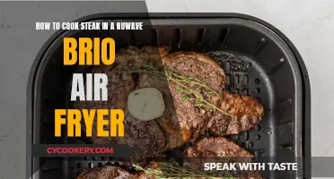 Cooking Steak: Nuwave Brio Air Fryer Style