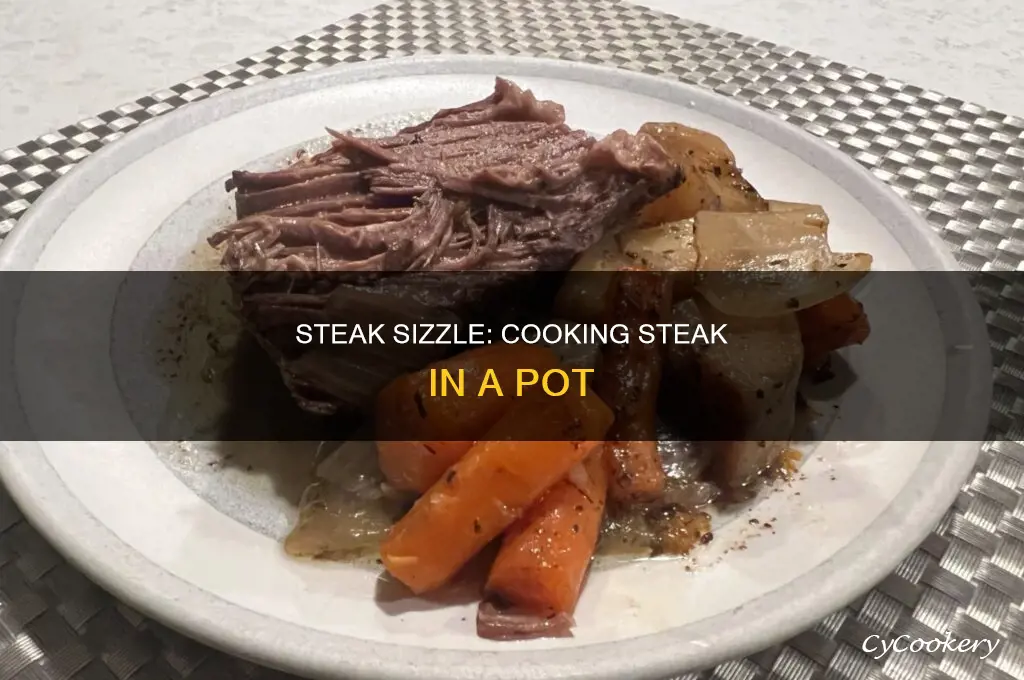 how to cook steak in a pot
