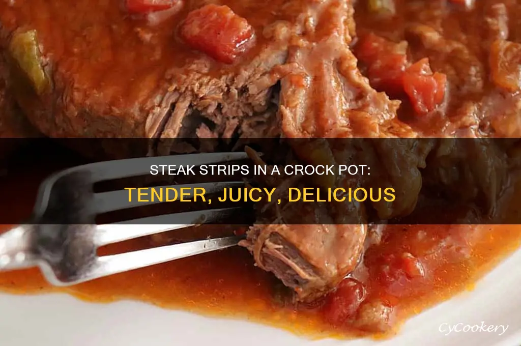 how to cook steak strips in crock pot