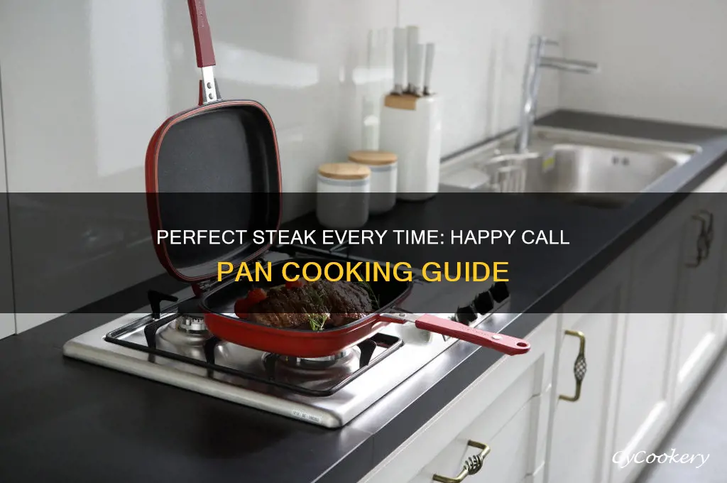 how to cook steak using happy call pan