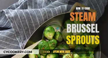 Steaming Deliciousness: Perfectly Cooking Brussels Sprouts