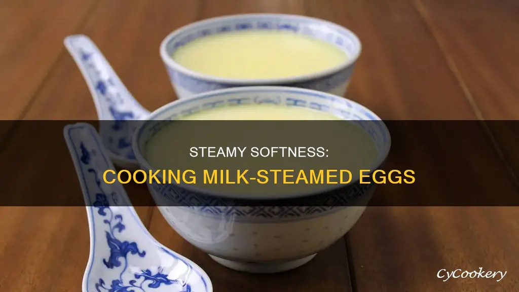 how to cook steam egg with milk