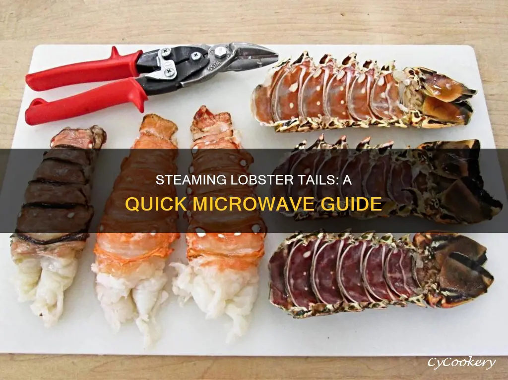 how to cook steam lobster tails in microwave