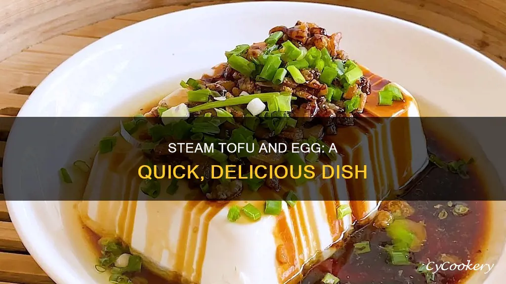 how to cook steam tofu with egg