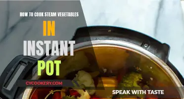 Steaming Veggies: Instant Pot's Quick, Healthy Cooking