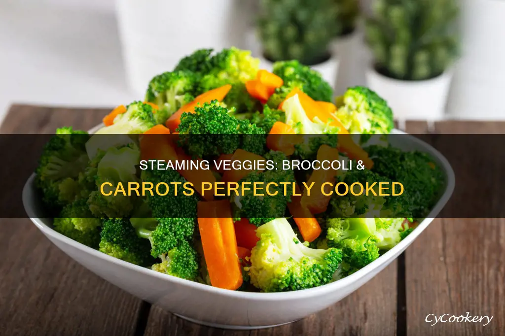 how to cook steamed broccoli and carrots